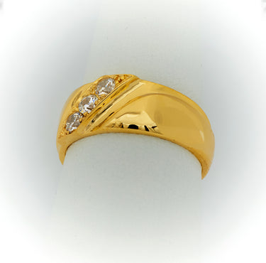 Anillo 3 piedras para hombres